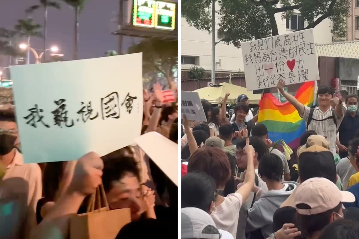People In Taiwan Are Holding Huge Protests Against A Law To Weaken The Pro-Independence President’s Power