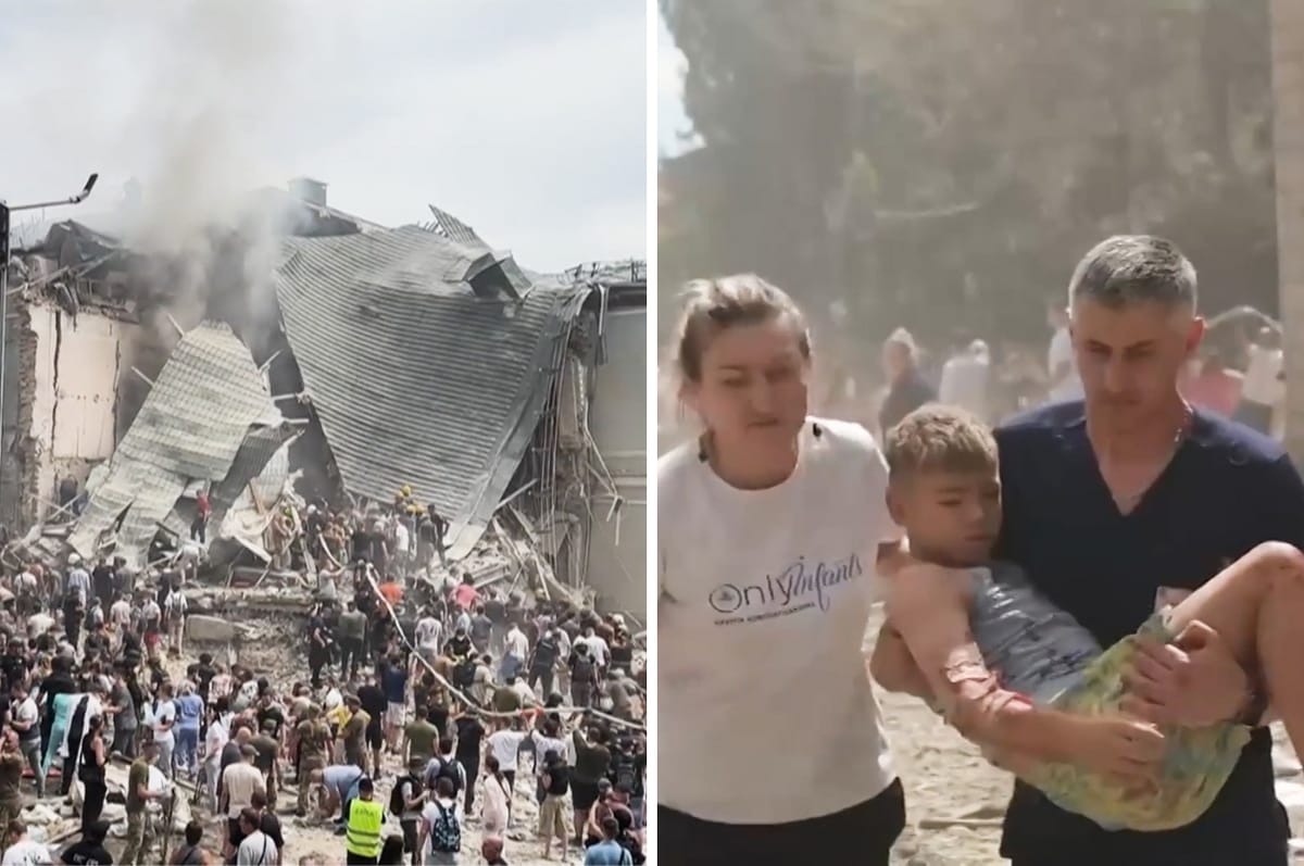 Russia Has Bombed Ukraine’s Largest Children’s Hospital And Several Cities, Killing At Least 41 People