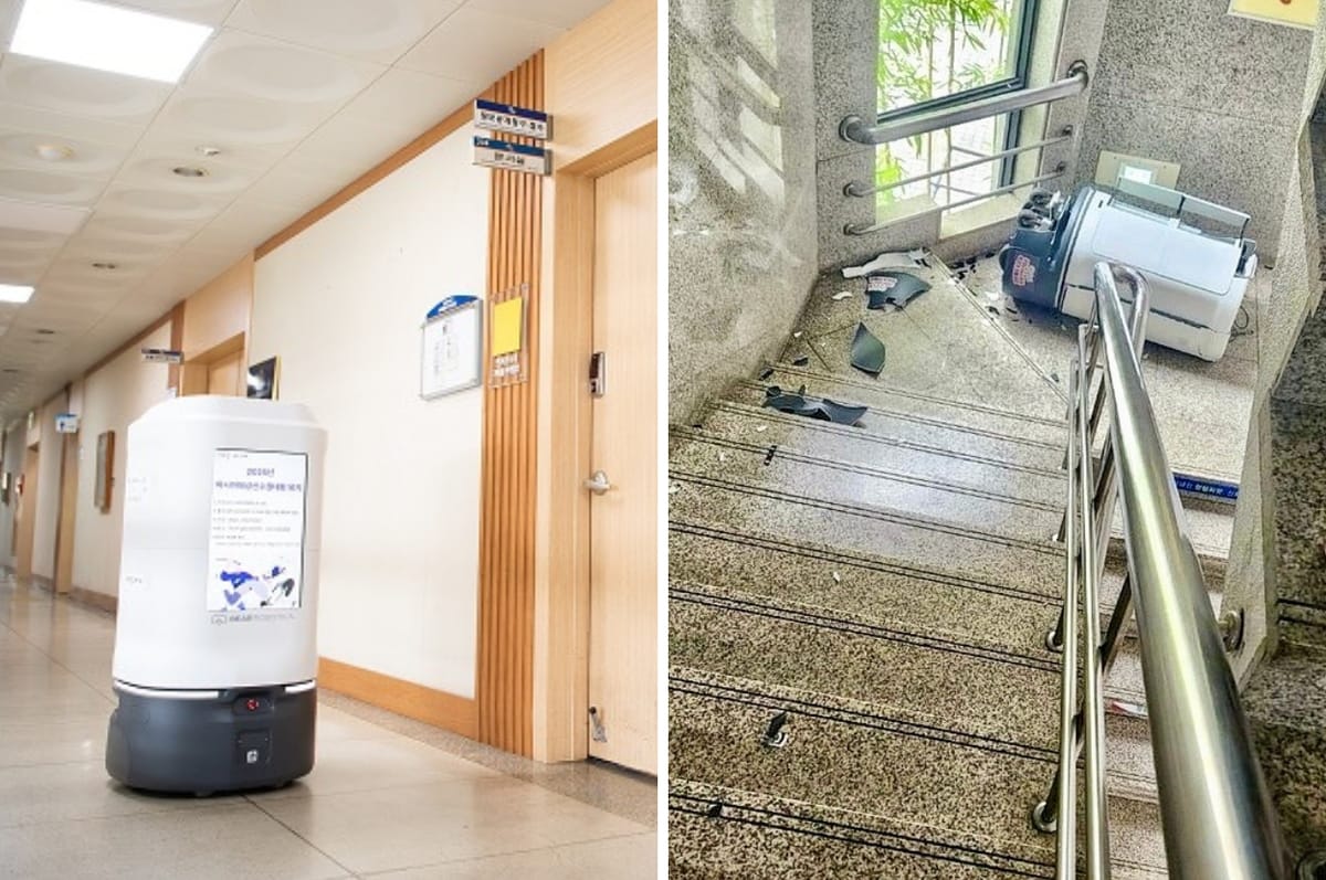 A South Korean Worker Robot Has "Committed Suicide" By Throwing Itself Down The Stairs