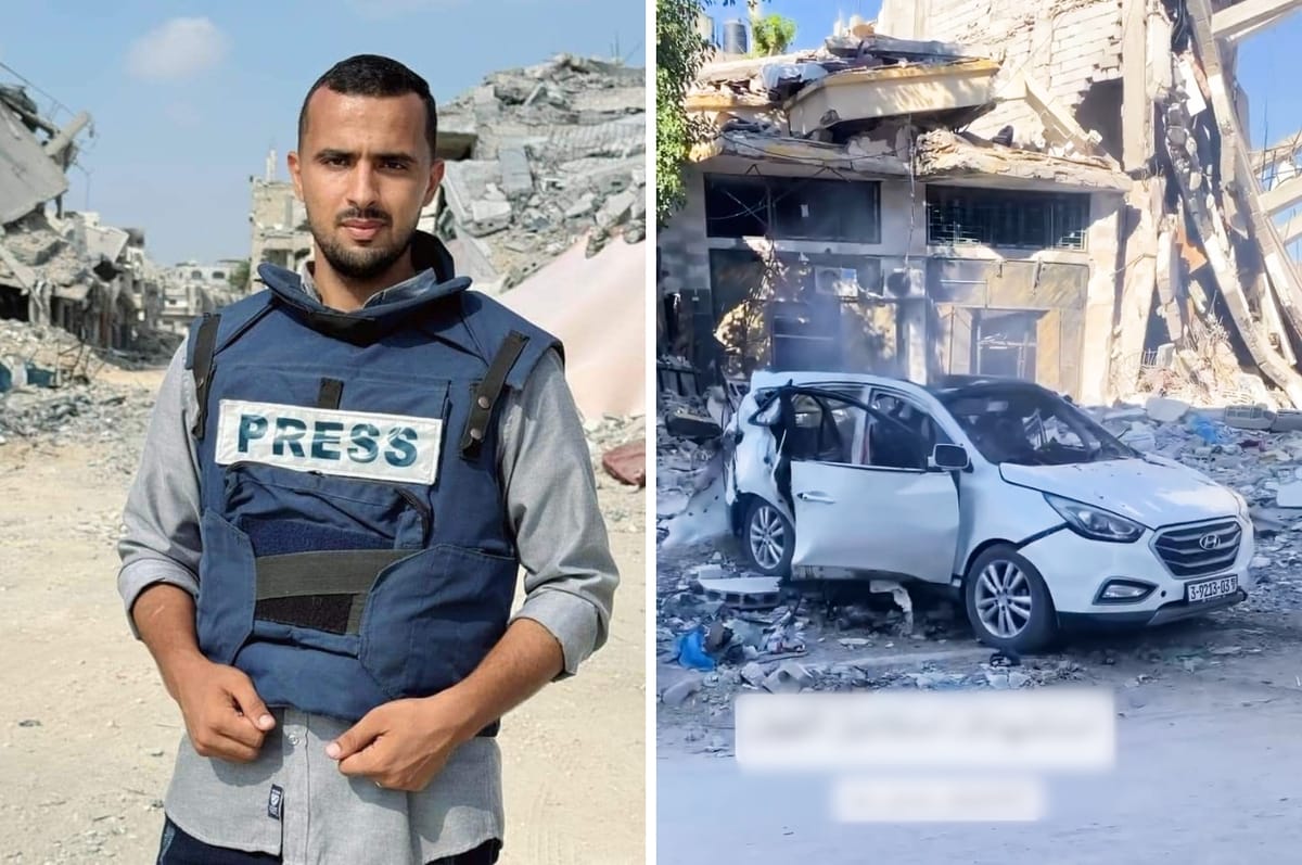 Israel Has Killed Another Al Jazeera Journalist And His Cameraman In Gaza While They Were Reporting