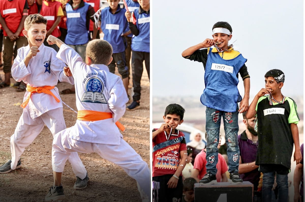 These Syrian Children Displaced By The War Held Their Own Olympics And It Was Incredibly Wholesome