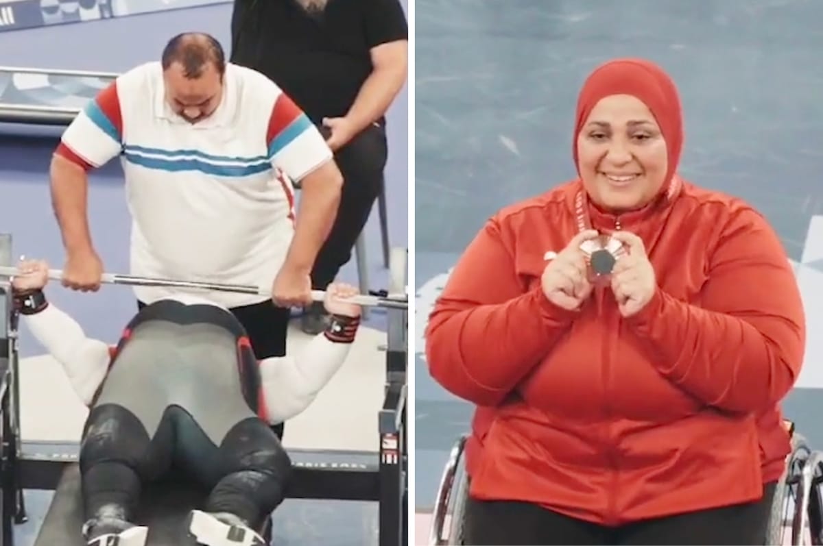 People Are Loving This 50-Year-Old Egyptian Mom Who Powerlifted At The Paralympics And Won A Medal