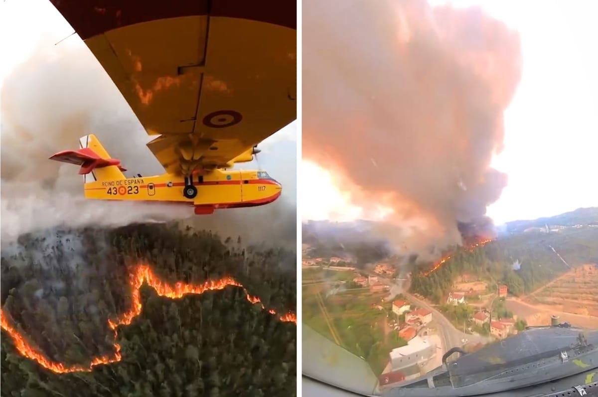 Massive Wildfires Are Raging Out Of Control In Portugal, Killing At Least Nine People Including Firefighters