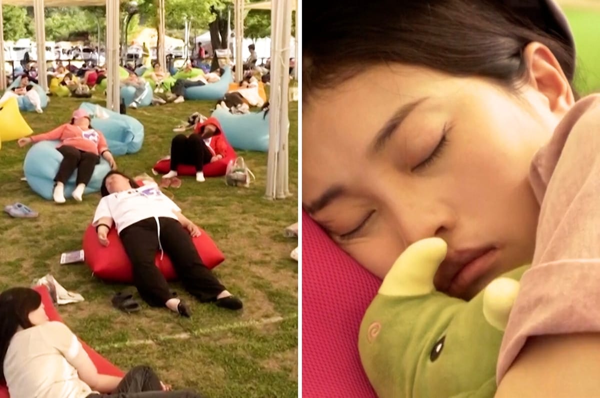 South Korea Held A "Power Nap" Contest Where People Competed To Sleep The Hardest For 90 Minutes