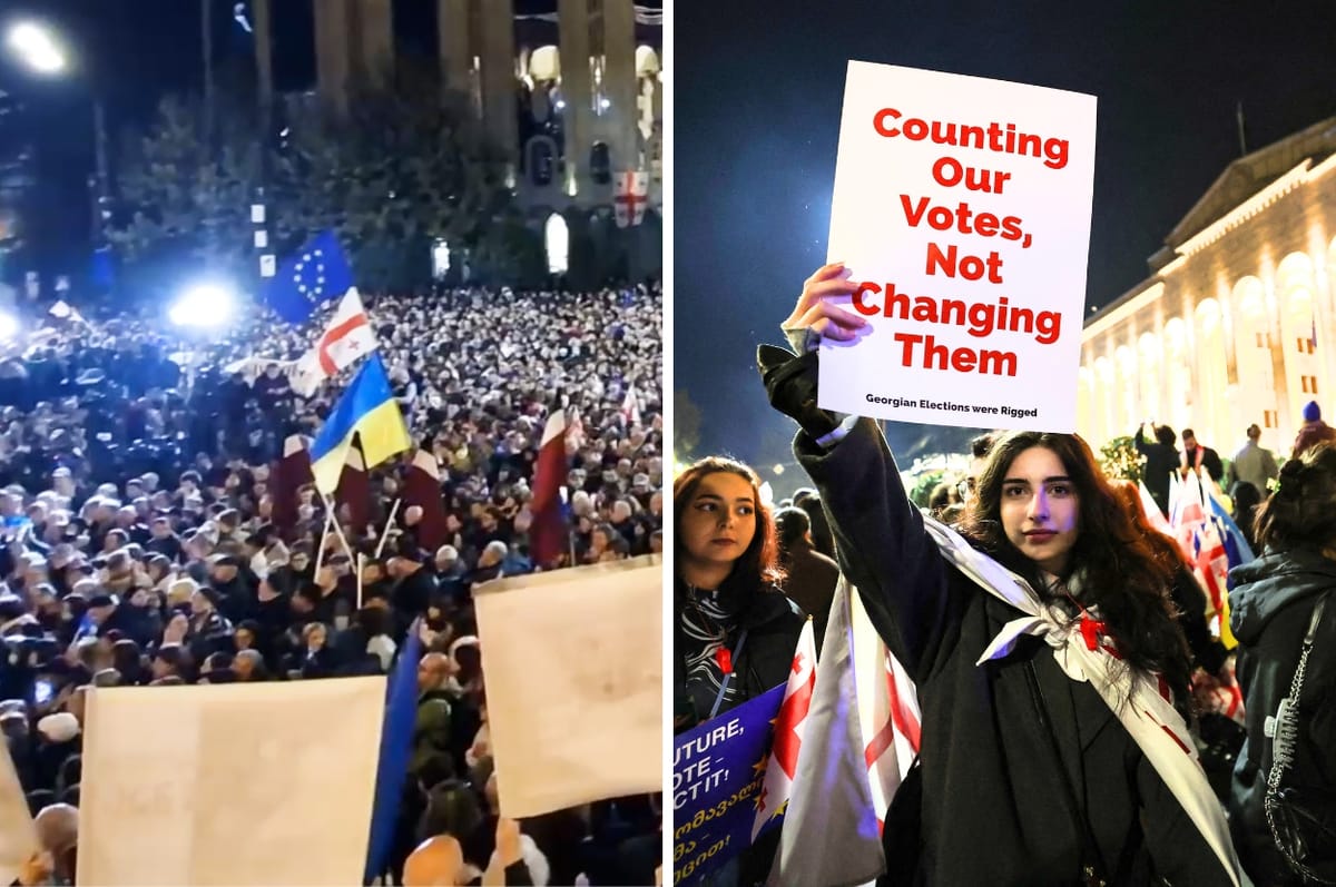 Georgia’s Ruling Pro-Russia Party Won The Election Despite Reports Of Fraud Sparking Huge Protests