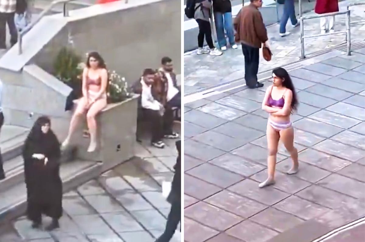 This Iranian Woman Student Stripped To Her Underwear To Protest "Morality" Police Harassing Over Her Hijab