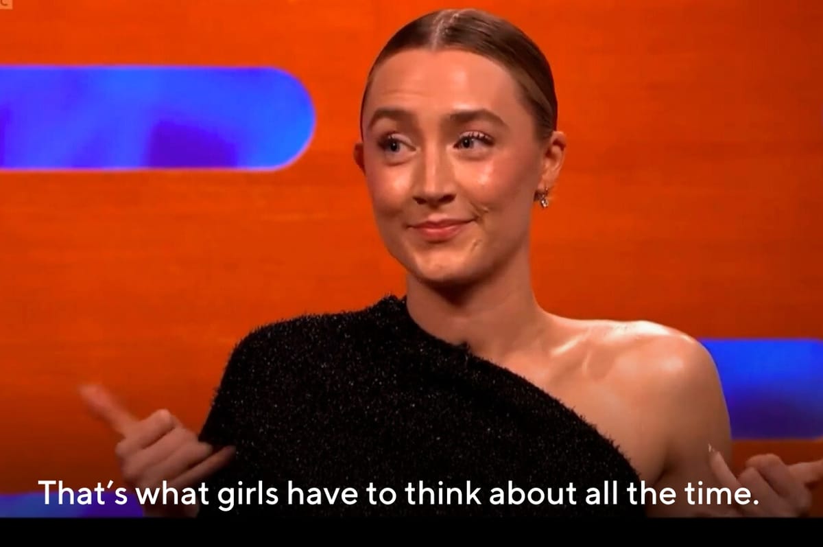 Actress Saoirse Ronan Called Out Male Costars About Their Privilege On Live TV And It Was Iconic