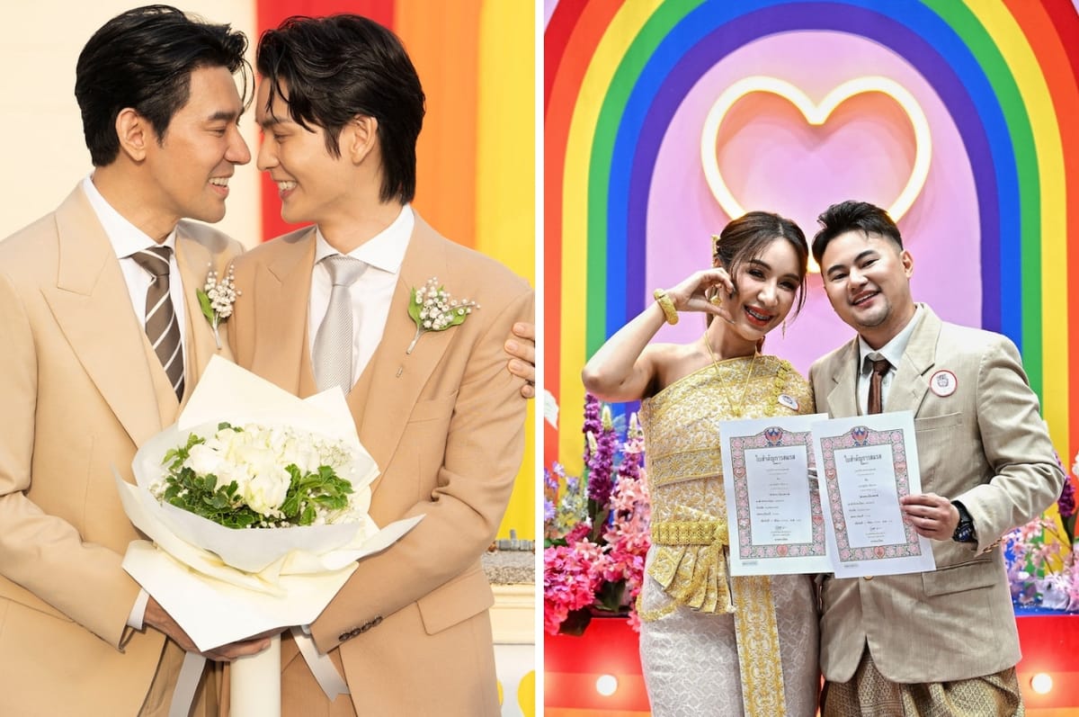 Hundreds Of Same-Sex Couples Got Married In Thailand After Same-Sex Marriage Was Legalized