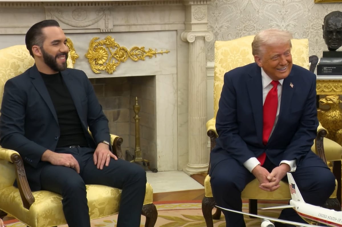 El Salvador’s President Met With Trump And Said He Won’t Return A Wrongly Deported Man Jailed In Its Mega Prison