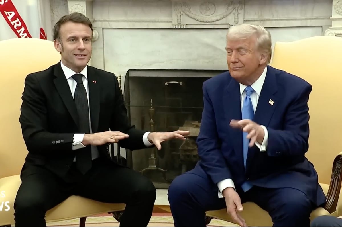 French President Emmanuel Macron Corrected Trump For Falsely Saying Europe Is Giving A Loan To Ukraine