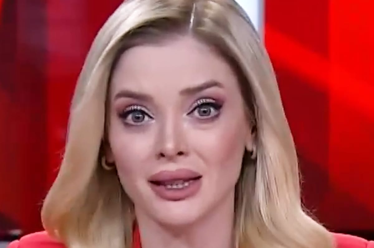 This Turkish TV Anchor Was Interrupted By An Earthquake During A Live Interview And Kept Going