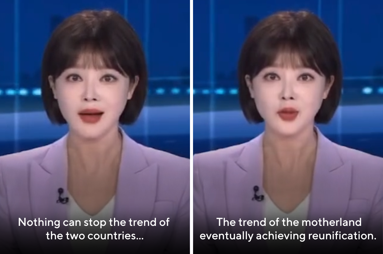 This Chinese State News Anchor Accidentally Called Taiwan And China "Two Countries" On Live TV