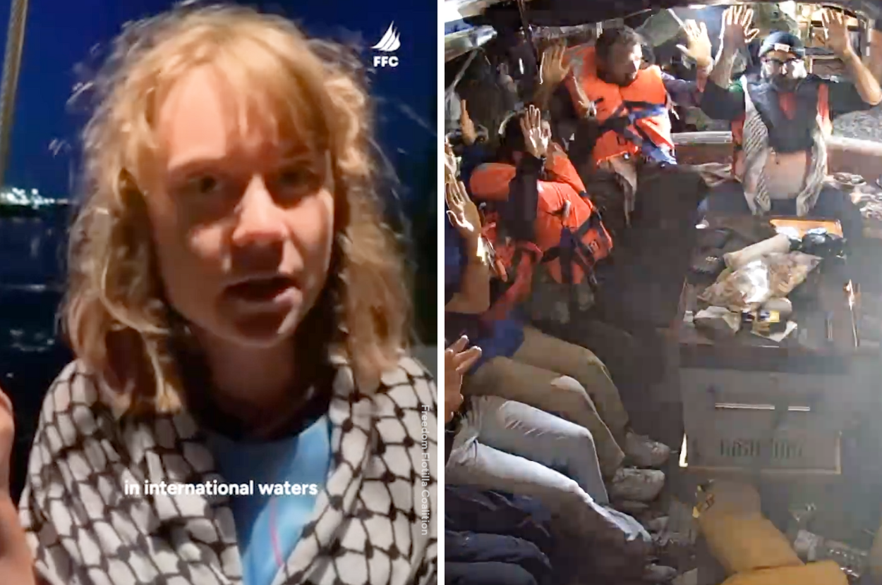 Israeli Forces Have Boarded The Ship Carrying Aid To Gaza And Abducted The 12 Activists In International Waters