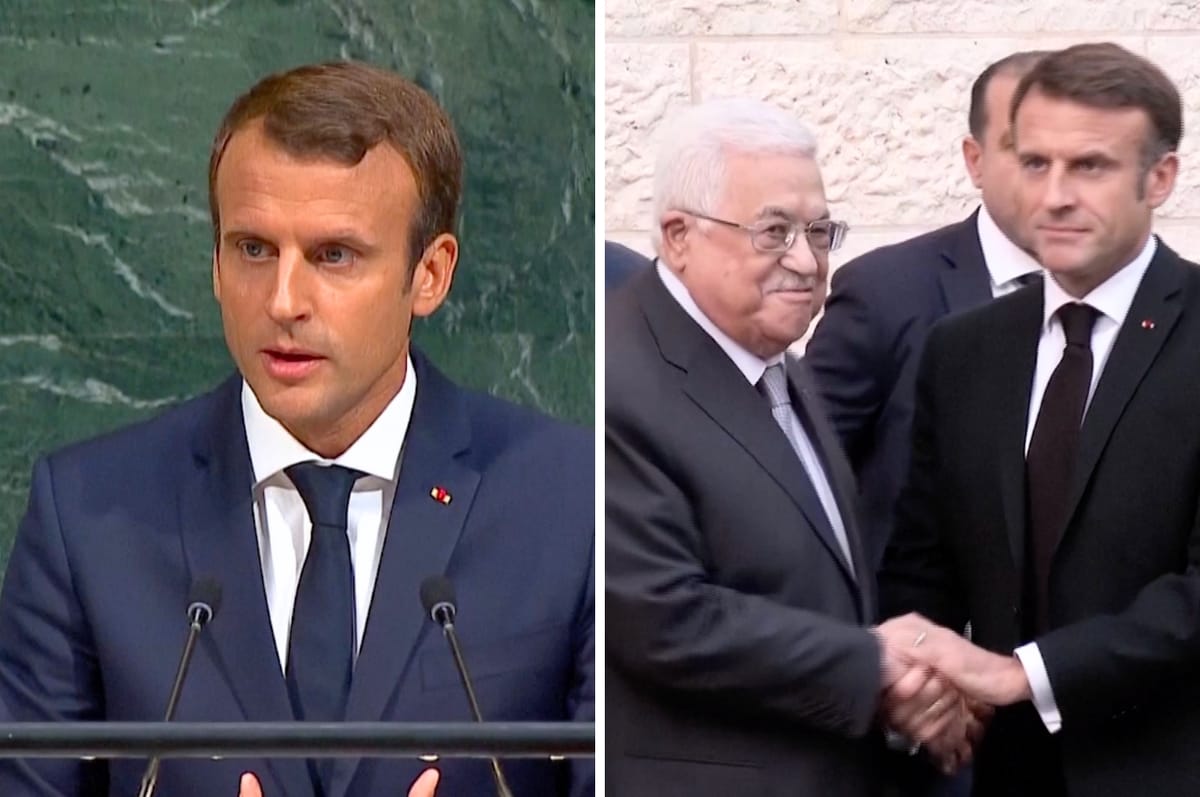 france palestine recognition september israel genocide