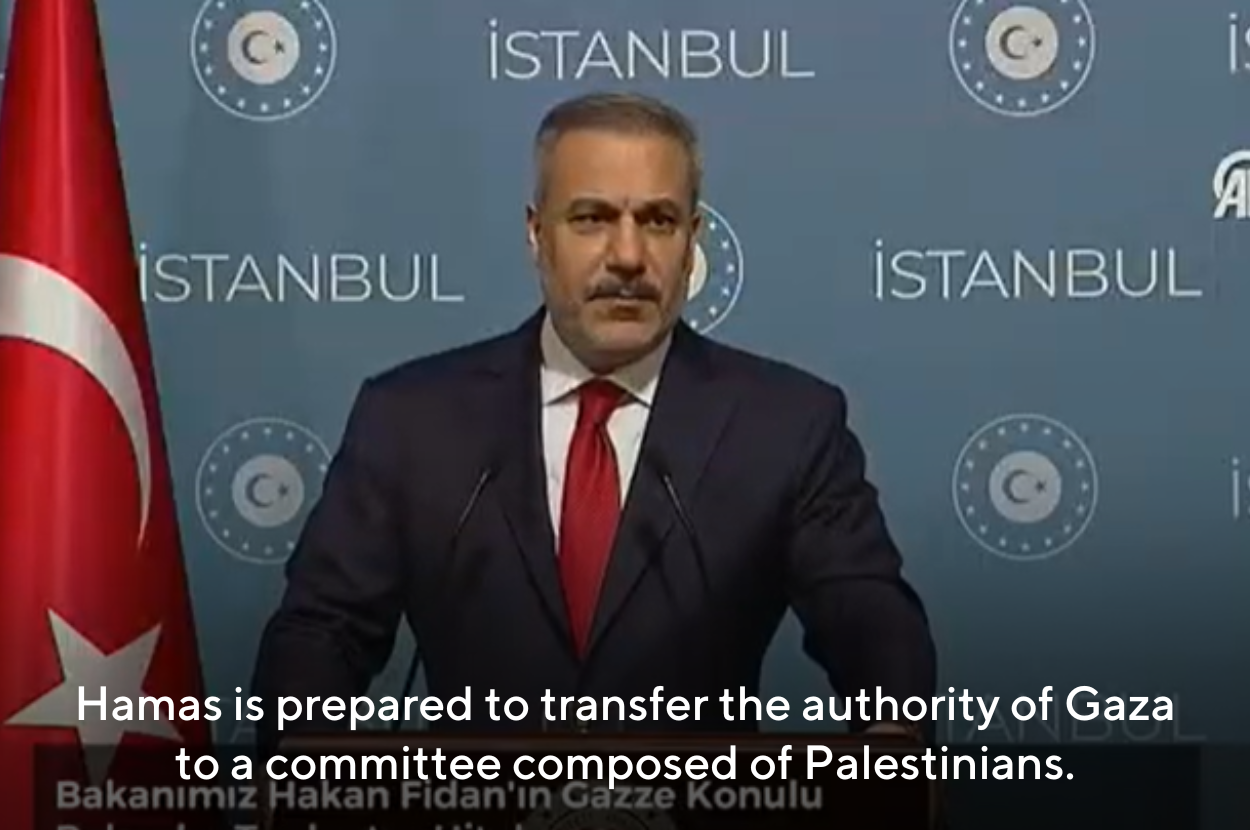 turkey hamas ready hand over gaza governance