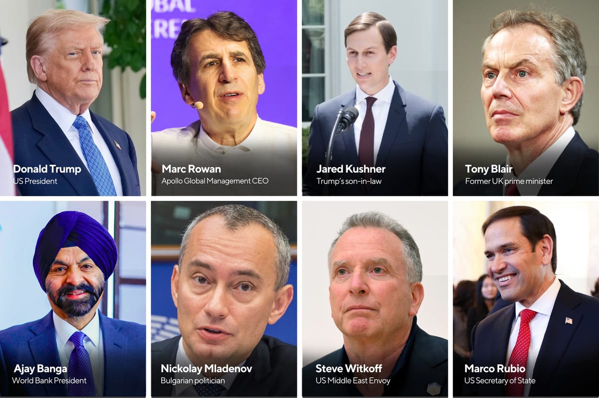 trump board peace gaza executive members