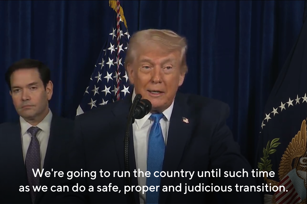 trump us run venezuela control oil