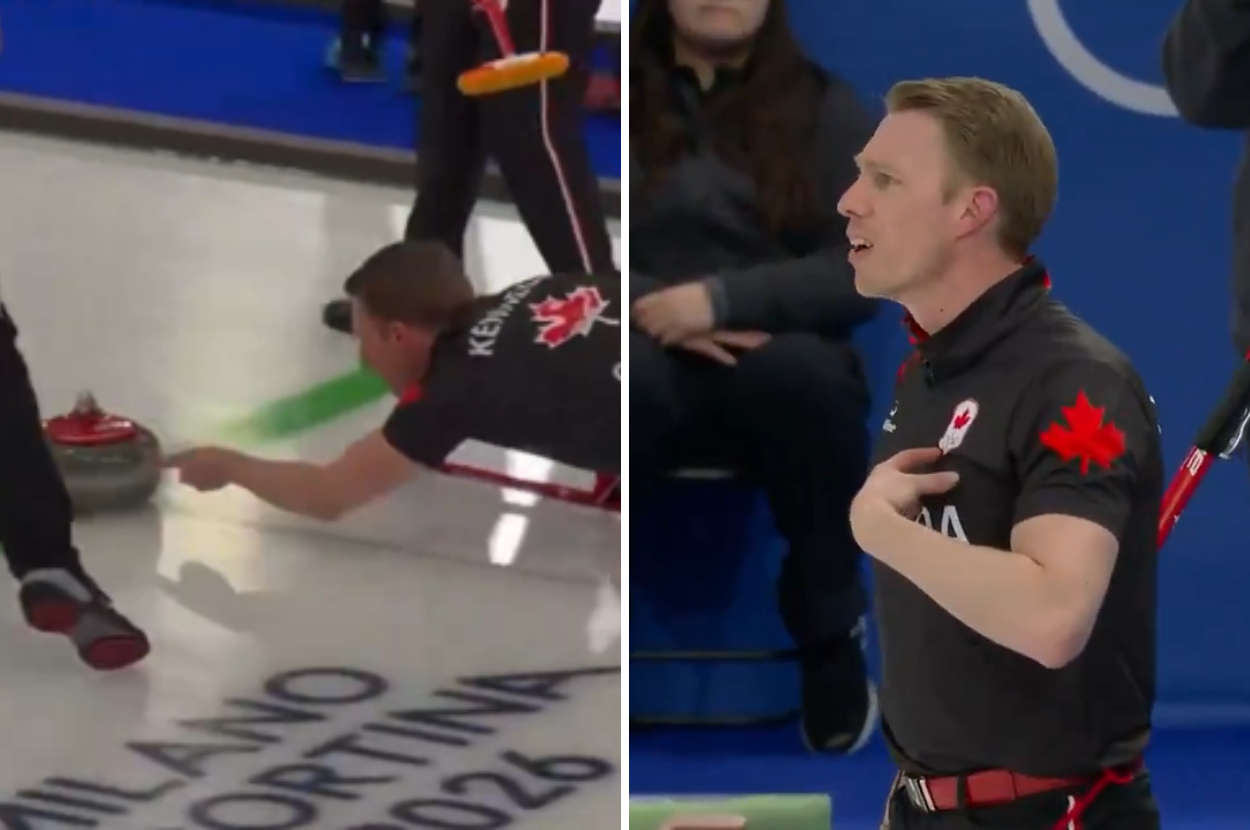 Canada curling olympics cheating cursing milan