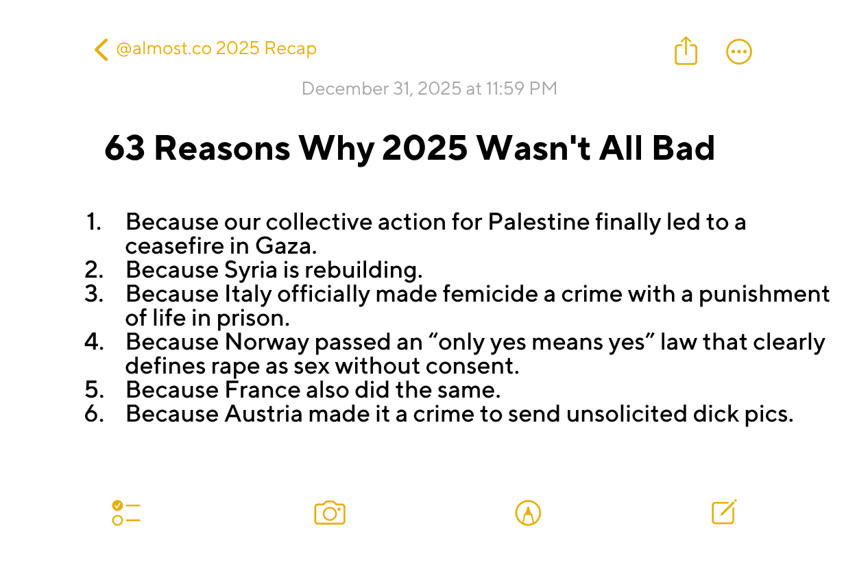 2025 good news reasons