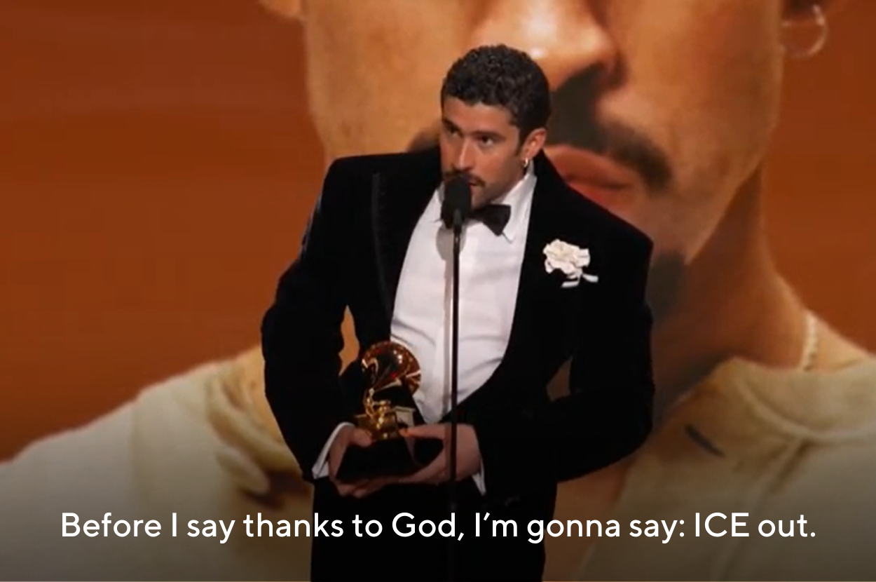 Bad bunny grammys ice out speech