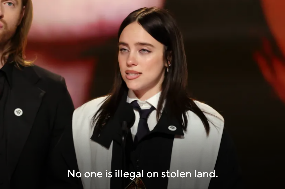 billie eilish grammys ice speech