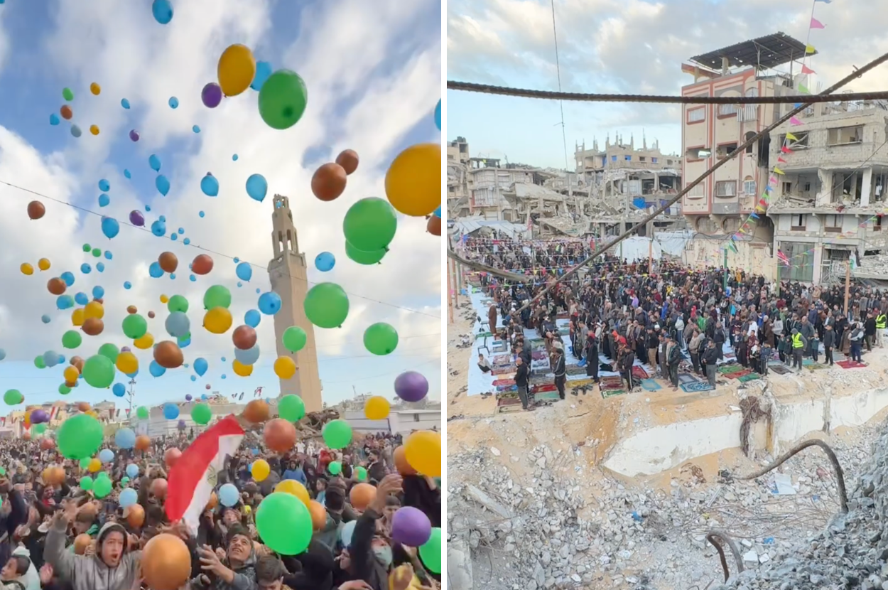 gaza eid ramadan 2026 palestinians genocide