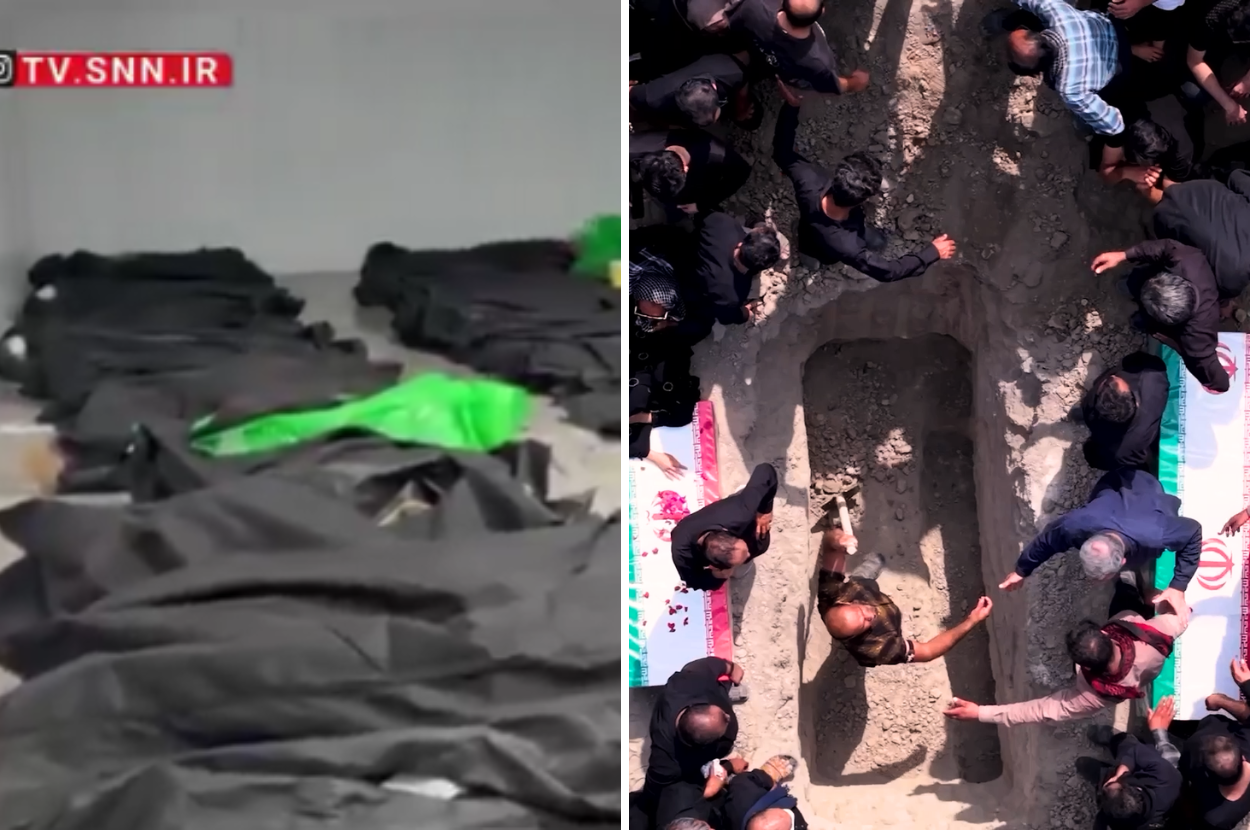 iran mass funeral girls school us israel attack