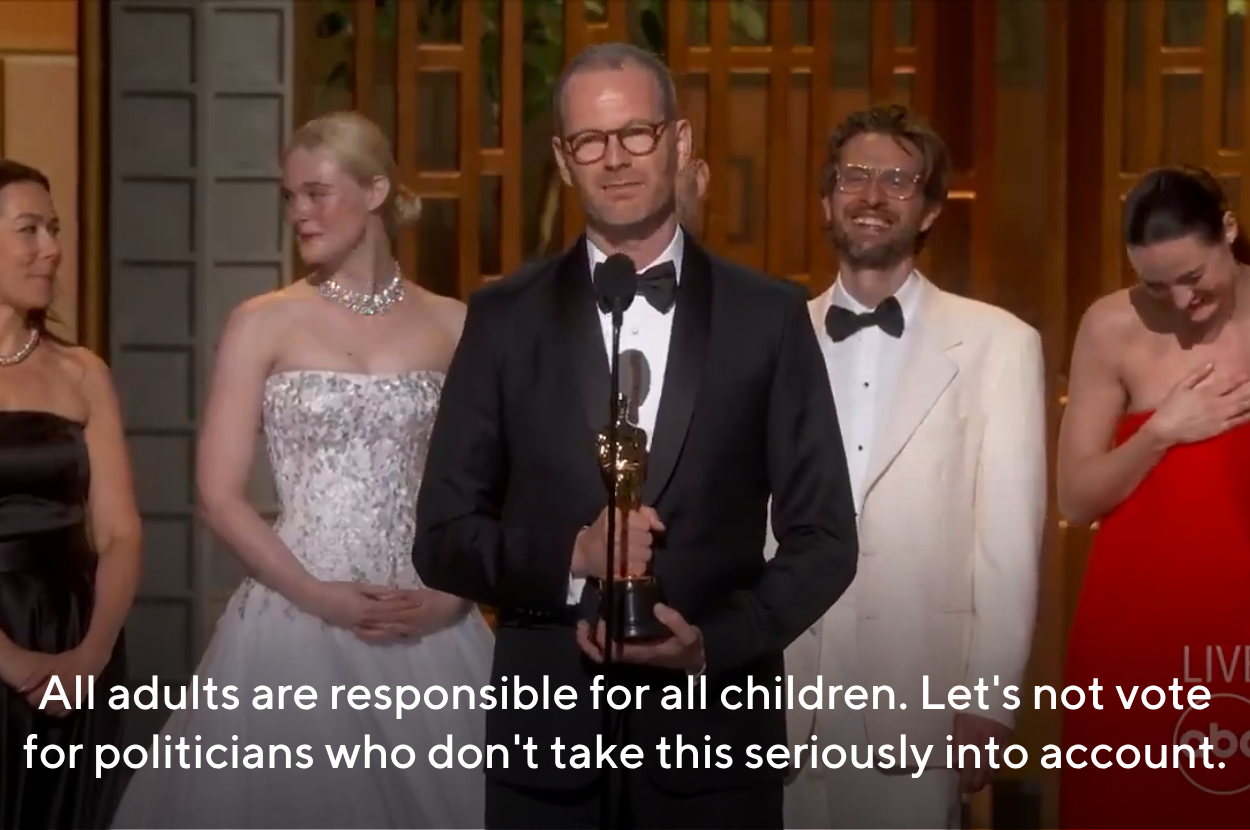 joachim trier oscars speech palestine ukraine sudan children suffering