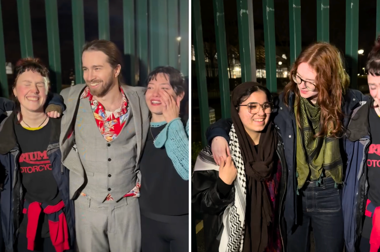 uk palestine action activists released