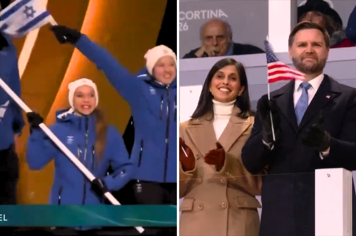 vance israel booed milan cortina olympics opening