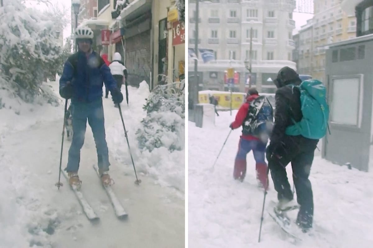 Madrid Is Experiencing Its Worst Snowstorm In 50 Years And The Videos Are Unreal