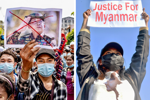 People In Myanmar Are Holding Huge Historic Protests Against The Military Seizing Power In A Coup