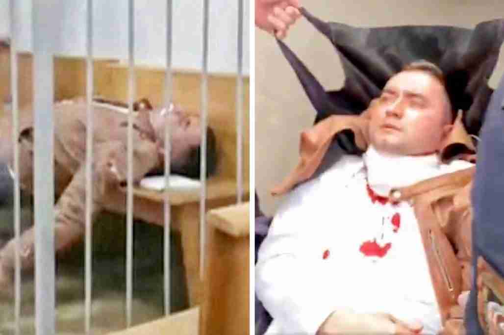 This Belarus Activist Stabbed Himself In Court, Saying He Was Tortured And Pressured To Plead Guilty