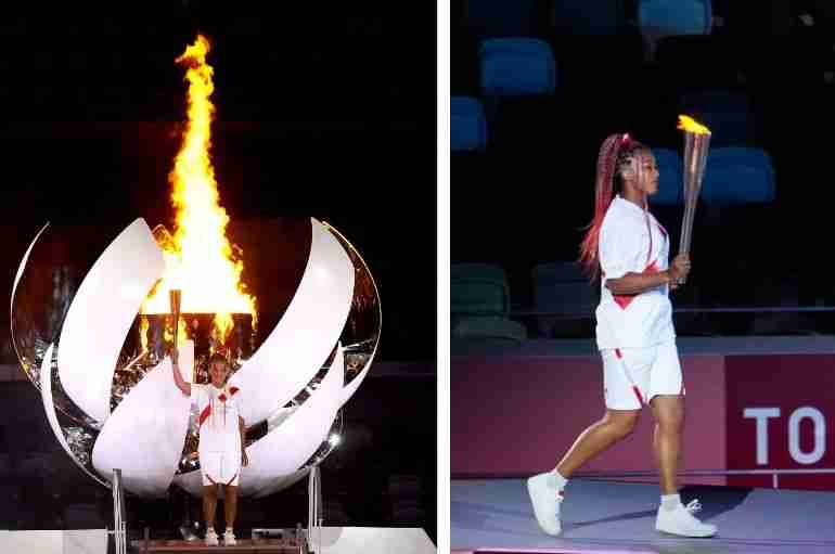 Naomi Osaka Lit The Olympic Cauldron At The Opening Ceremony In Tokyo And It Was Truly Iconic
