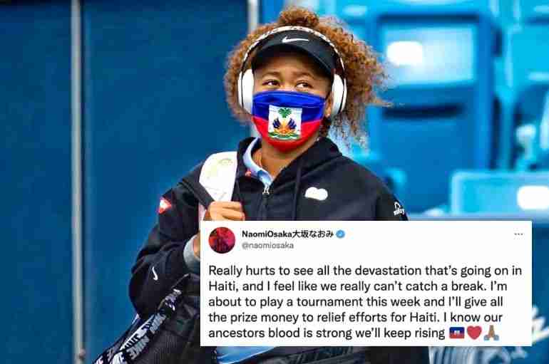 Naomi Osaka, Who Is Half Haitian, Is Donating Her Prize Money To Relief For Haiti’s 7.2 Magnitude Earthquake