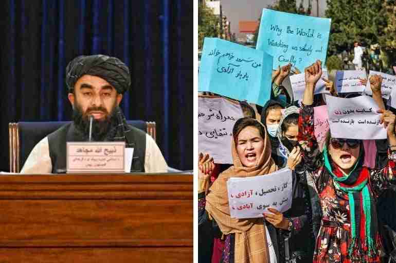 The Taliban Has Named An All-Male Hard-Line Interim Government And Women Are Protesting