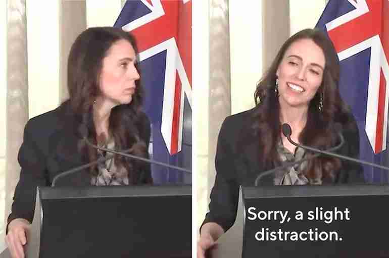 New Zealand’s Prime Minister Was Interrupted By An Earthquake At A Press Conference But Kept Her Cool