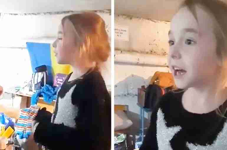 This Little Ukrainian Girl Performed “Let It Go” In A Kyiv Bomb Shelter And It Moved People To Tears