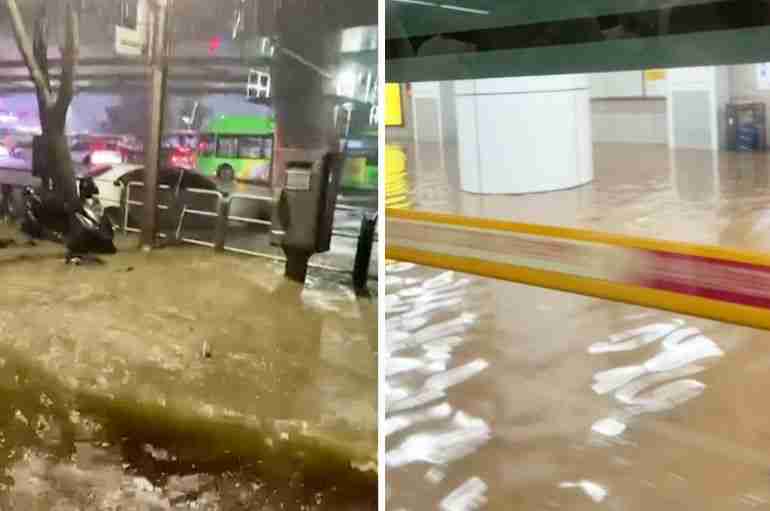South Korea Was Hit By Its Heaviest Rainfall In 80 Years And The Videos Are Unreal