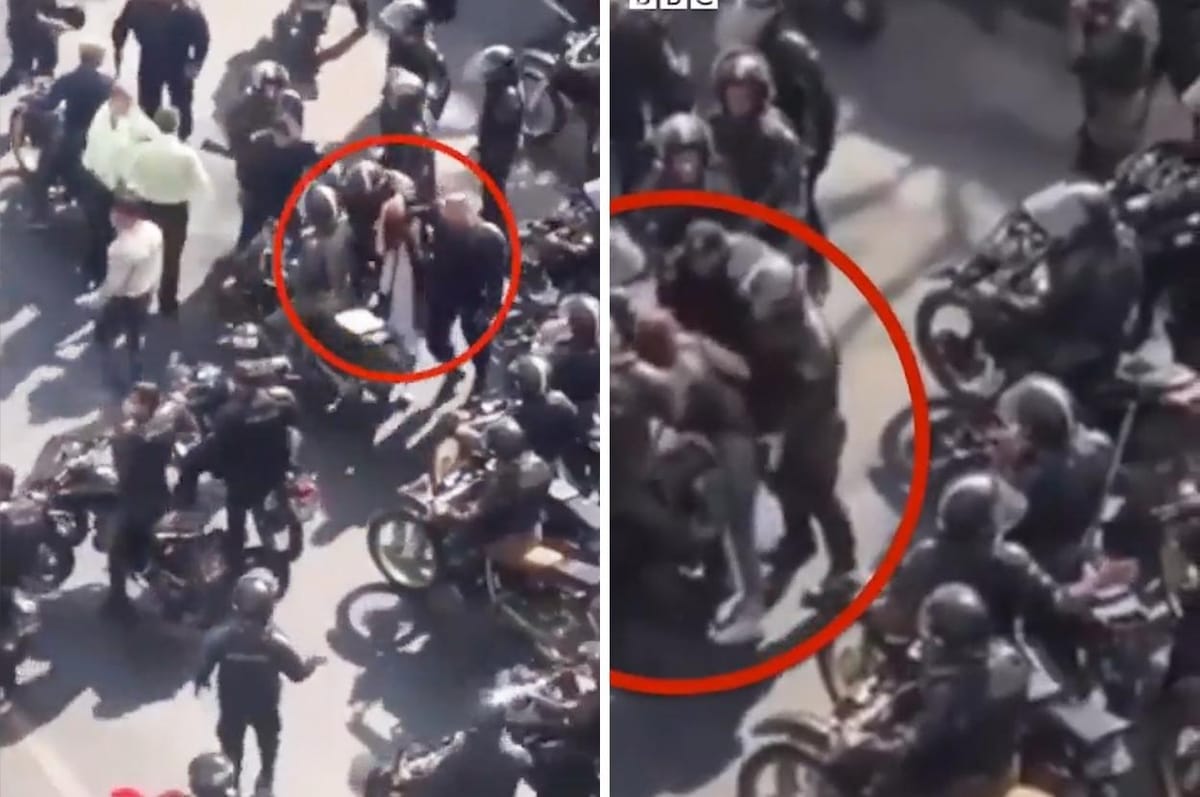 Iranian Police Sexually Assaulted A Woman Protester In Public While They Were Trying To Arrest Her