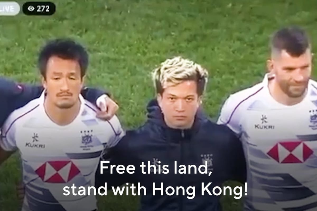A Hong Kong Pro-Democracy Protest Anthem Played At A Rugby Match And The Government Is Mad