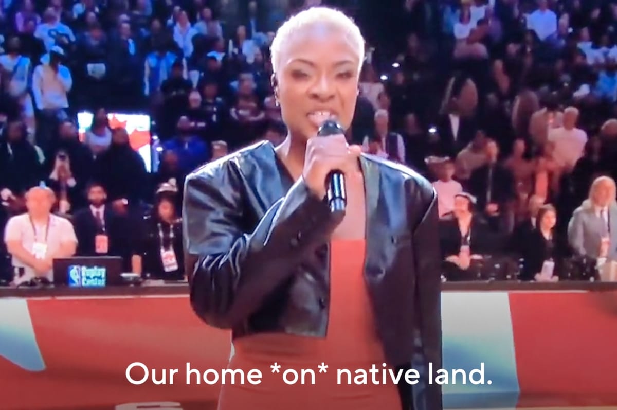 This Canadian Singer Changed Its National Anthem To Acknowledge Indigenous History At A NBA Game