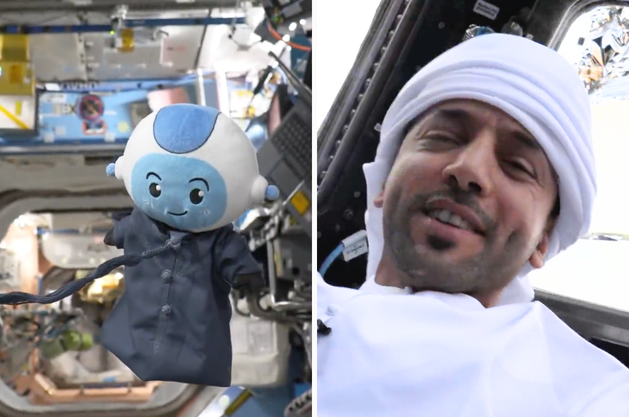 This Emirati Astronaut Sent An Eid Greeting From The International Space Station And It’s Wholesome