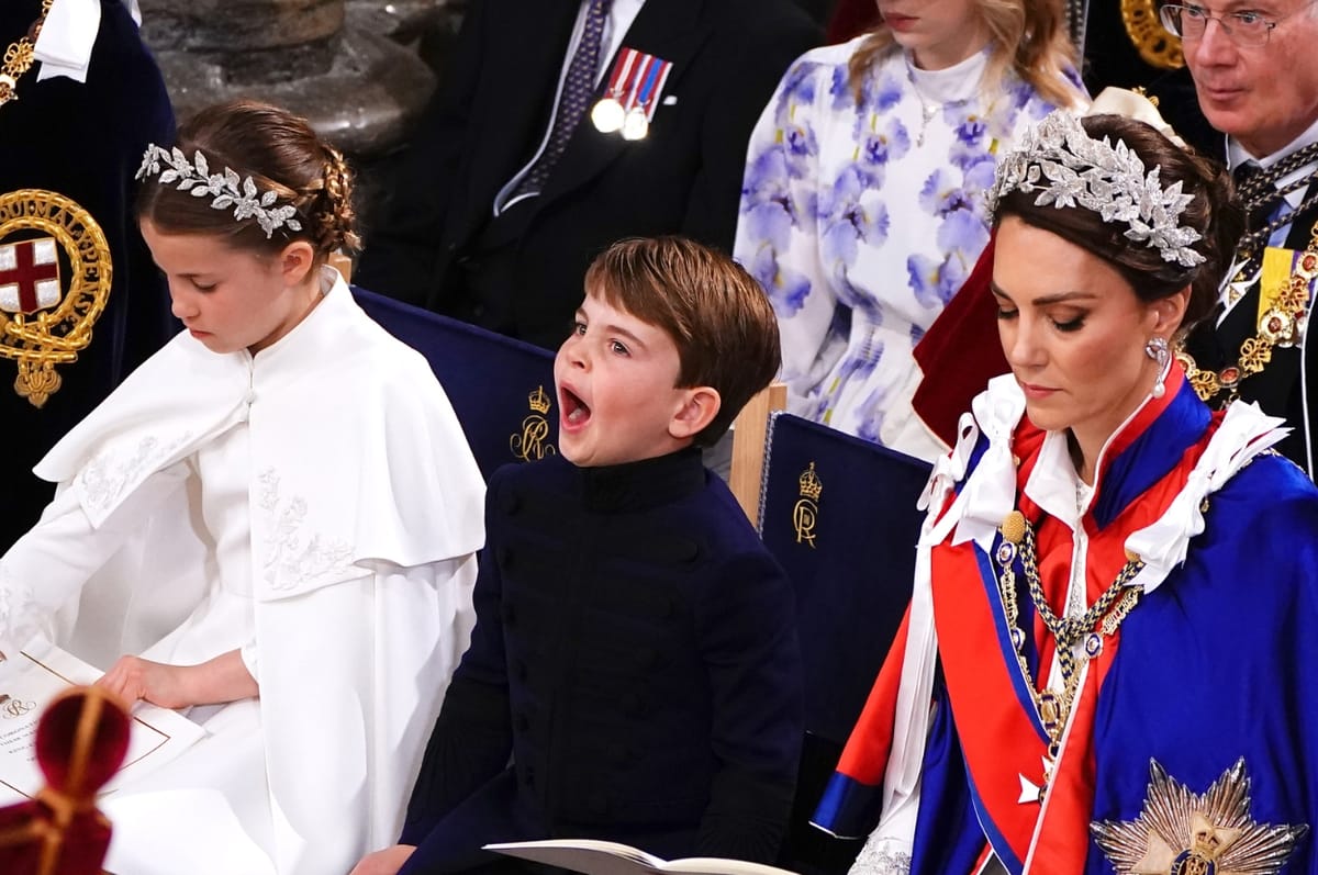 Prince Louis Totally Stole The Show At King Charles’ Coronation With His Constant Yawning And Cute Waving