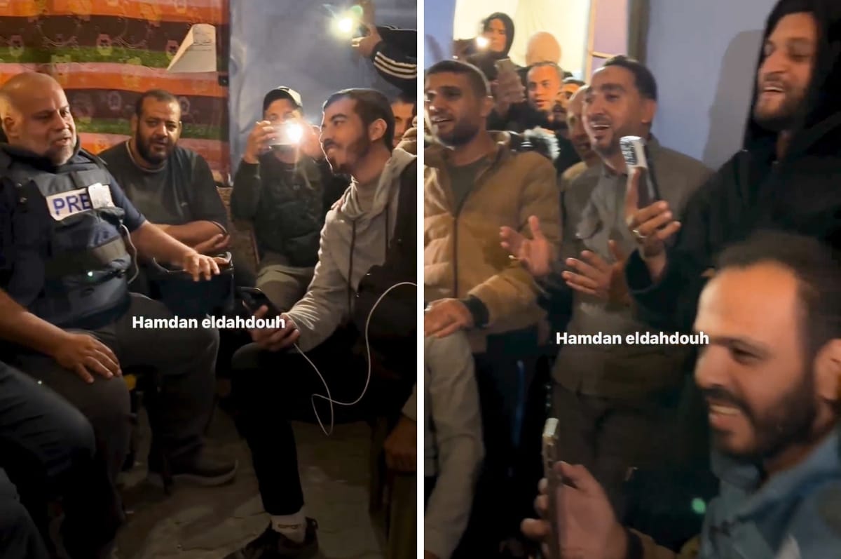 Palestinian Journalists In Gaza Gathered To Sing “We Will Stay Here” Despite Intense Israeli Bombing