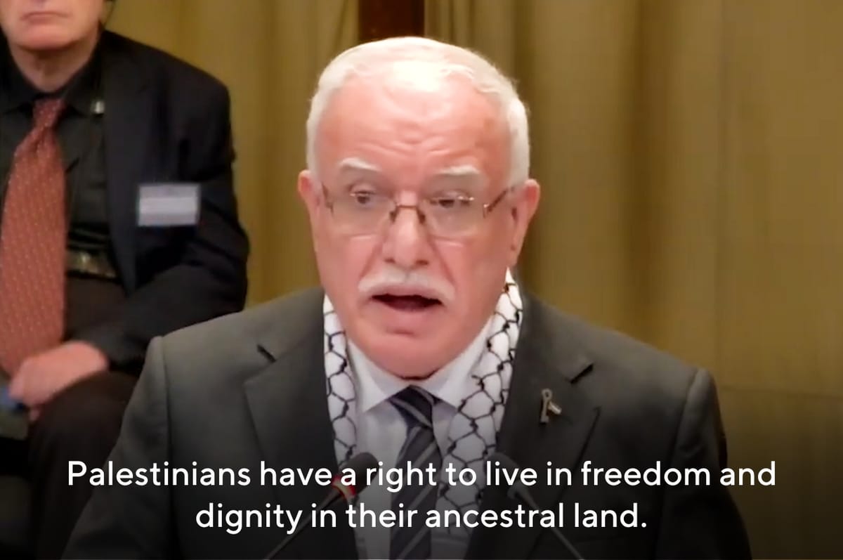 Palestine’s Foreign Minister Gave A Powerful Speech Calling For An End To Israel’s Occupation At The ICJ