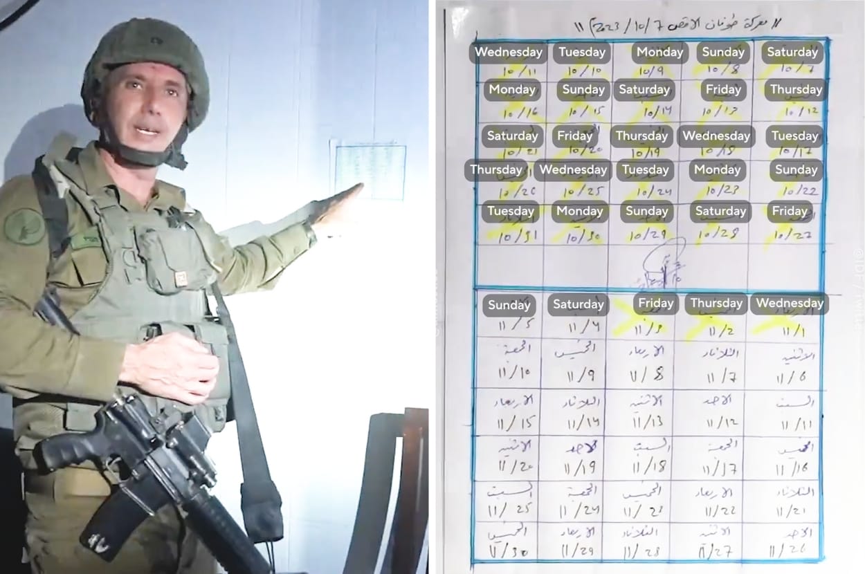 israel-s-military-said-it-found-a-list-of-hamas-hostage-guards-at-a
