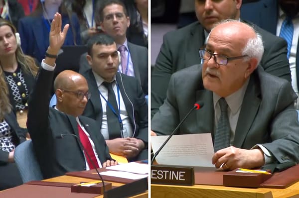 The US Has Blocked A Draft Resolution To Allow Palestine To Become A Permanent UN Member