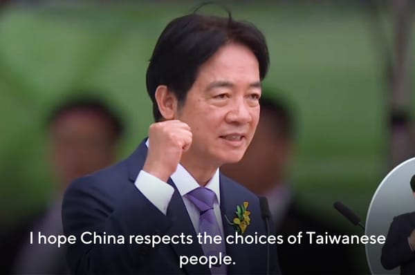 taiwan president william lai china threaten speech