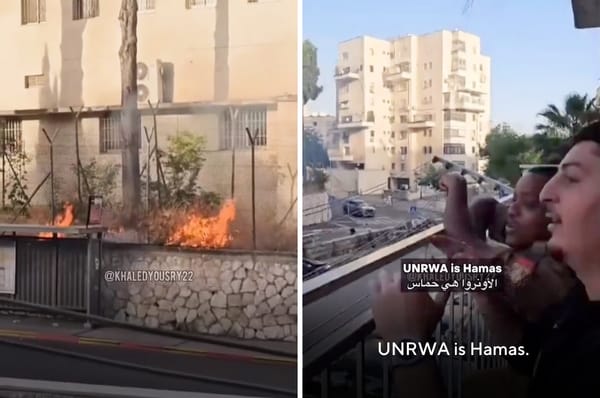 Israeli Residents Set Fire To The UN’s Palestinian Refugee Agency In East Jerusalem, Forcing It To Shut Down